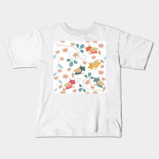 Bird Pattern Kids T-Shirt